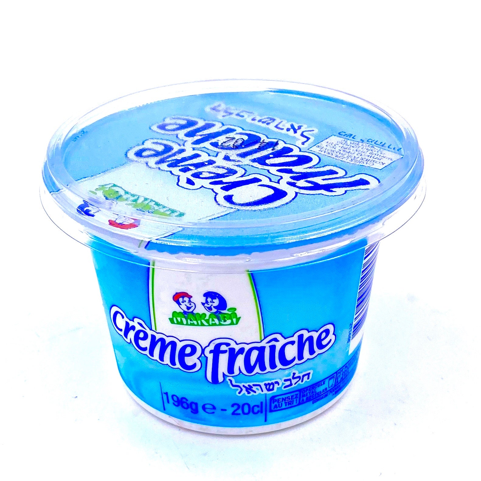 Creme fraîche makabi 20cl Kosher direct